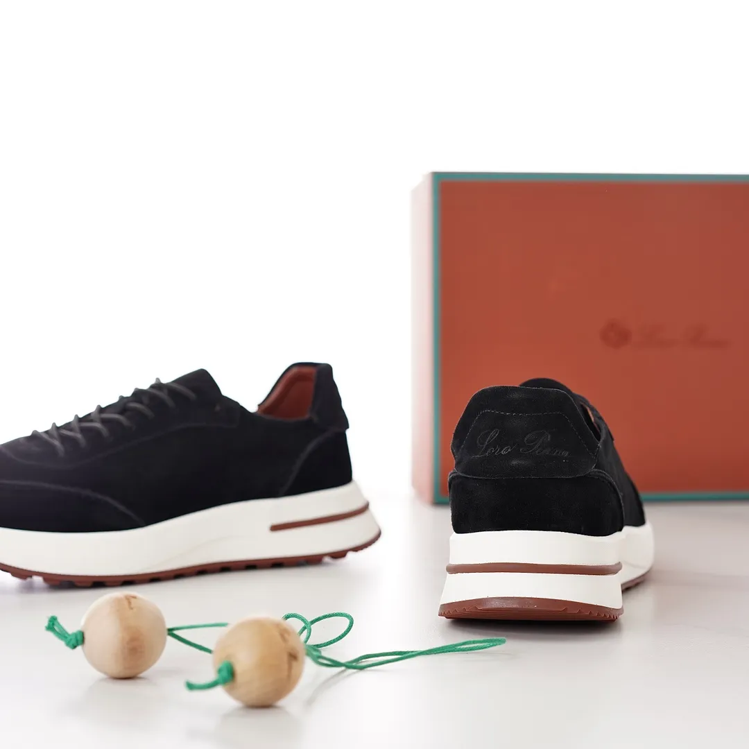 Factory price: 480💰 loro men's shoes💰iana/L men's shoes💰 Size: 38-45, customized 45 non-returnable Materials: The upper is made of elastic cloth for routing. Anti-fleece fabric is wrapped on the front and back to ensure stability. The back is equipped with a cushion to improve wearing comfort. Breathable mesh shoes. Elastic cloth inner𥚃 latex mesh insole. Sole I Men's Shoes💰Foam Combination T Men's Shoes💰U Outsole